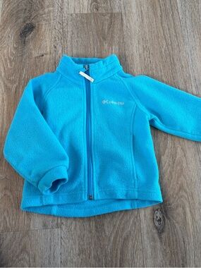 Columbia Toddler Fleece Jacket in Aqua Blue